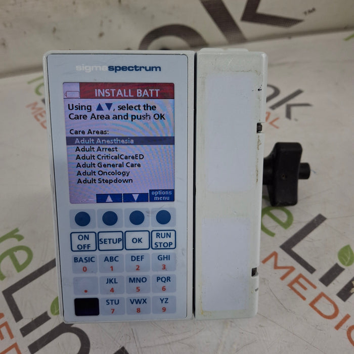 Baxter Baxter Sigma Spectrum 8.01.00 w/o Battery Infusion Pump Infusion Pump reLink Medical