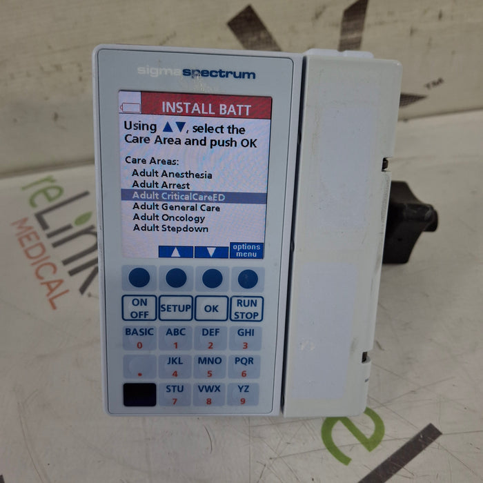 Baxter Sigma Spectrum 8.01.00 w/o Battery Infusion Pump