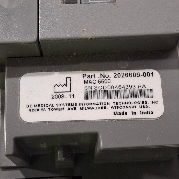 GE Healthcare GE Healthcare MAC 5500 HD ECG without CAM Module Cardiology reLink Medical