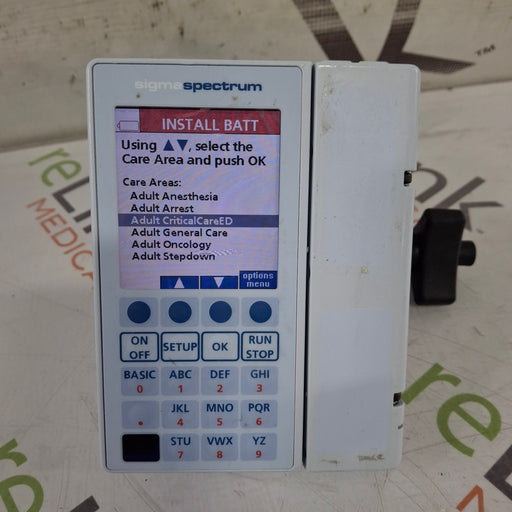 Baxter Baxter Sigma Spectrum 8.01.00 w/o Battery Infusion Pump Infusion Pump reLink Medical
