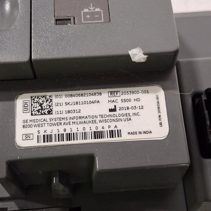 GE Healthcare GE Healthcare MAC 5500 HD ECG without CAM Module Cardiology reLink Medical
