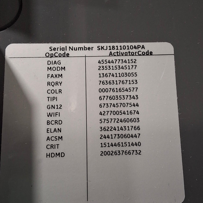 GE Healthcare GE Healthcare MAC 5500 HD ECG without CAM Module Cardiology reLink Medical