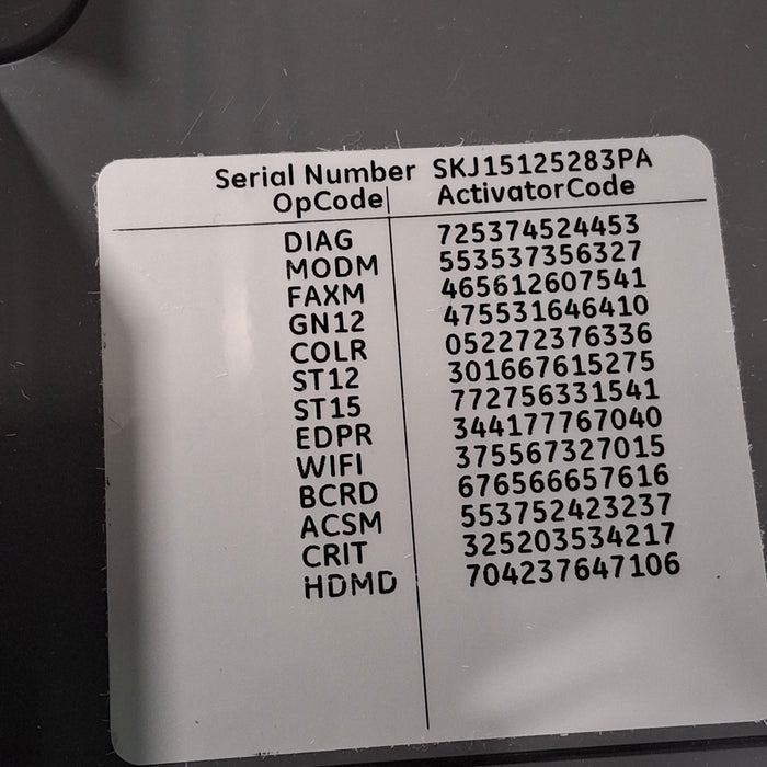 GE Healthcare GE Healthcare MAC 5500 HD ECG without CAM Module Cardiology reLink Medical