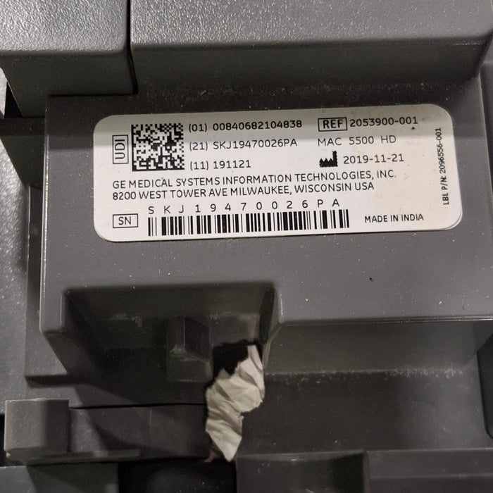 GE Healthcare GE Healthcare MAC 5500 HD ECG without CAM Module Cardiology reLink Medical