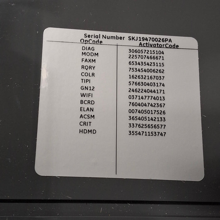 GE Healthcare GE Healthcare MAC 5500 HD ECG without CAM Module Cardiology reLink Medical