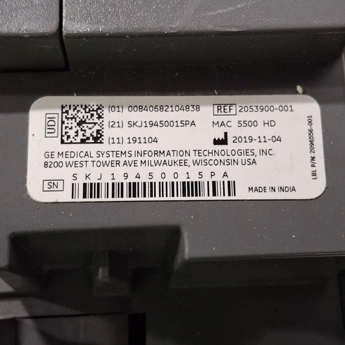 GE Healthcare GE Healthcare MAC 5500 HD ECG without CAM Module Cardiology reLink Medical