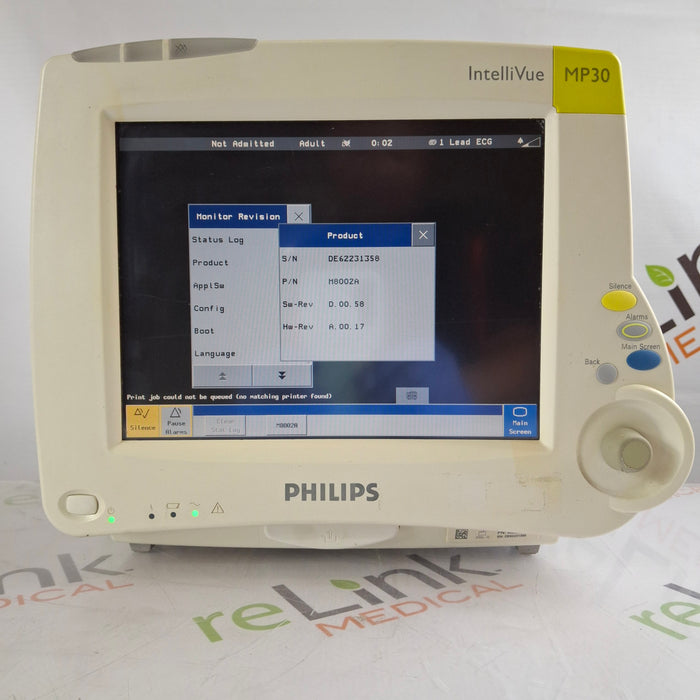 Philips Philips IntelliVue MP30 Patient Monitor Patient Monitors reLink Medical