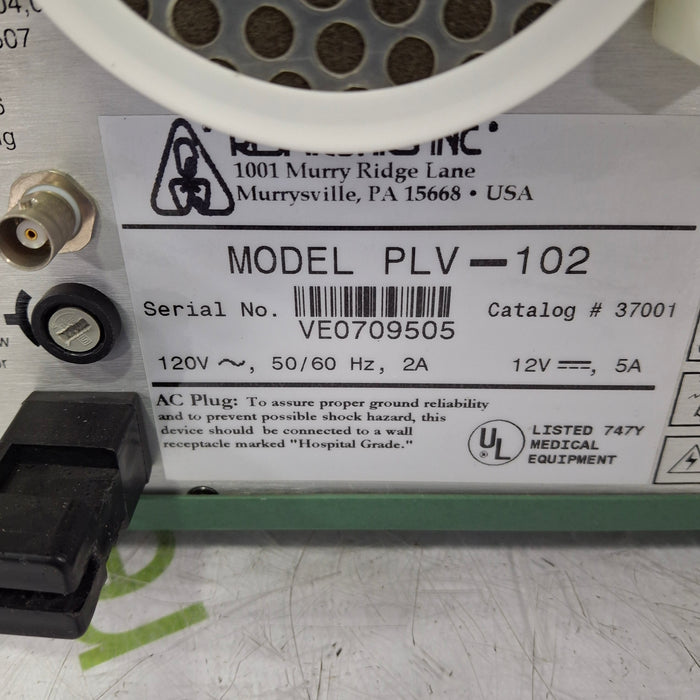 LifeCare LifeCare PLV-102 Ventilator Respiratory reLink Medical