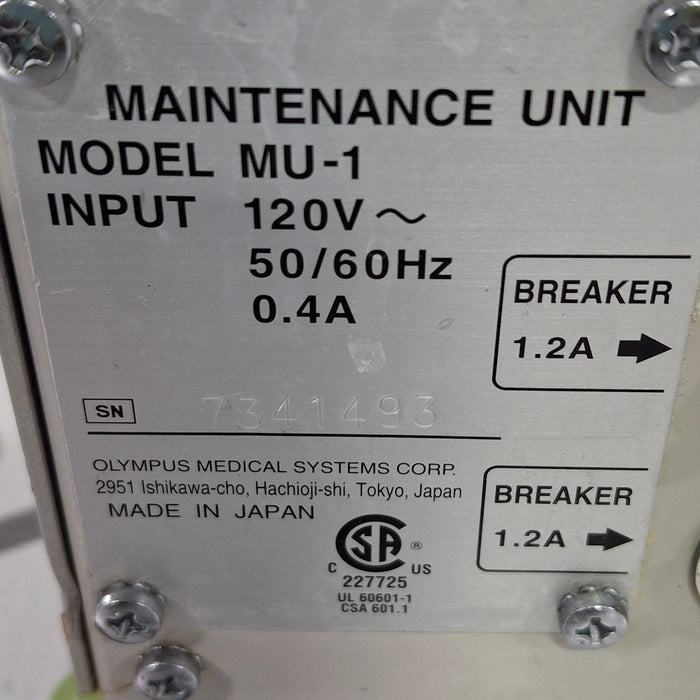 Olympus Olympus MU-1 Leakage Tester Flexible Endoscopy reLink Medical