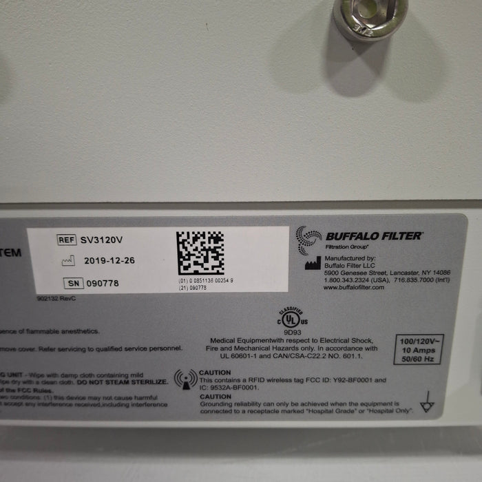 Buffalo Filter Buffalo Filter StrykeVac Smoke Evacuation System Electrosurgical Units reLink Medical