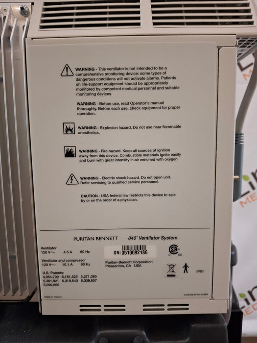 Puritan Bennett Puritan Bennett 840 Ventilator Respiratory reLink Medical