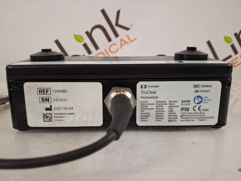 Covidien Covidien 7209820 TruClear Footswitch Electrosurgical Units reLink Medical