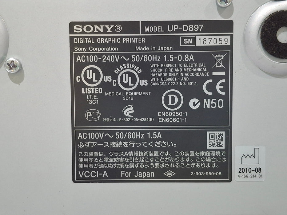 Sony UP-D897 Digital Graphic Printer