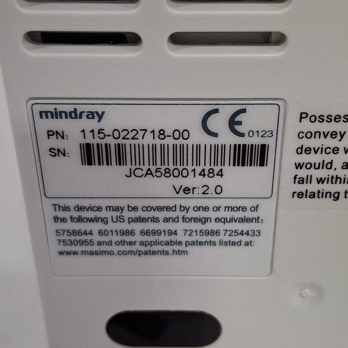 Mindray Mindray MPM w/Masimo Module for DPM6/7 Patient Monitors reLink Medical