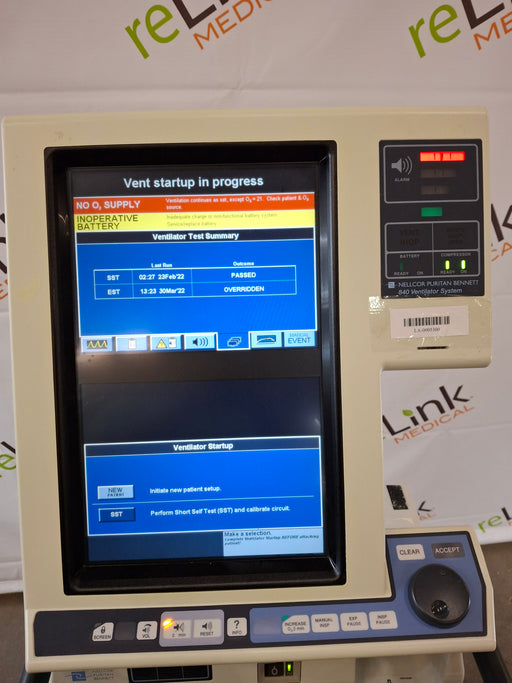 Puritan Bennett Puritan Bennett 840 Ventilator Respiratory reLink Medical