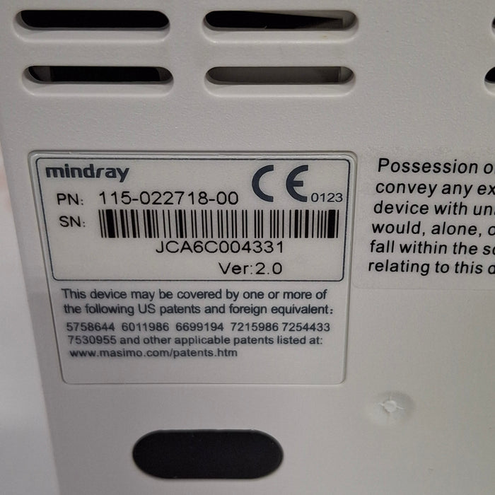Mindray Mindray MPM w/Masimo Module for DPM6/7 Patient Monitors reLink Medical