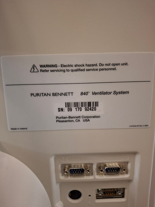 Puritan Bennett Puritan Bennett 840 Ventilator Respiratory reLink Medical