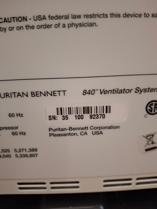 Puritan Bennett Puritan Bennett 840 Ventilator Respiratory reLink Medical