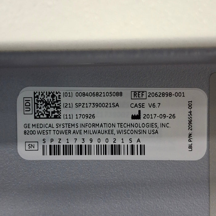 GE Healthcare Case 6.7 Stress Test Console