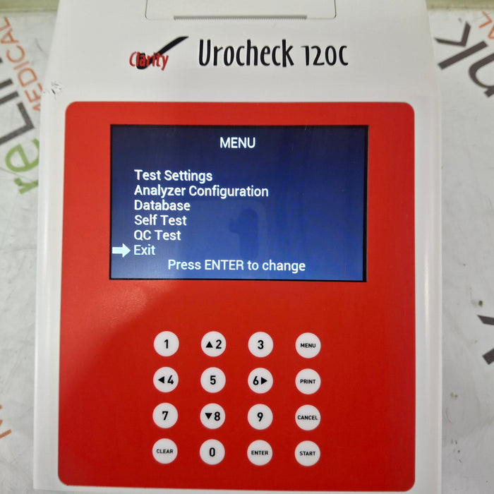 Clarity Diagnostics, LLC Clarity Diagnostics Urocheck 120C Urine Analyzer Clinical Lab reLink Medical