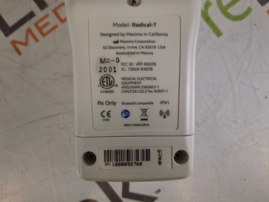 Masimo Masimo Root Monitor w/ Radical 7 Patient Monitors reLink Medical