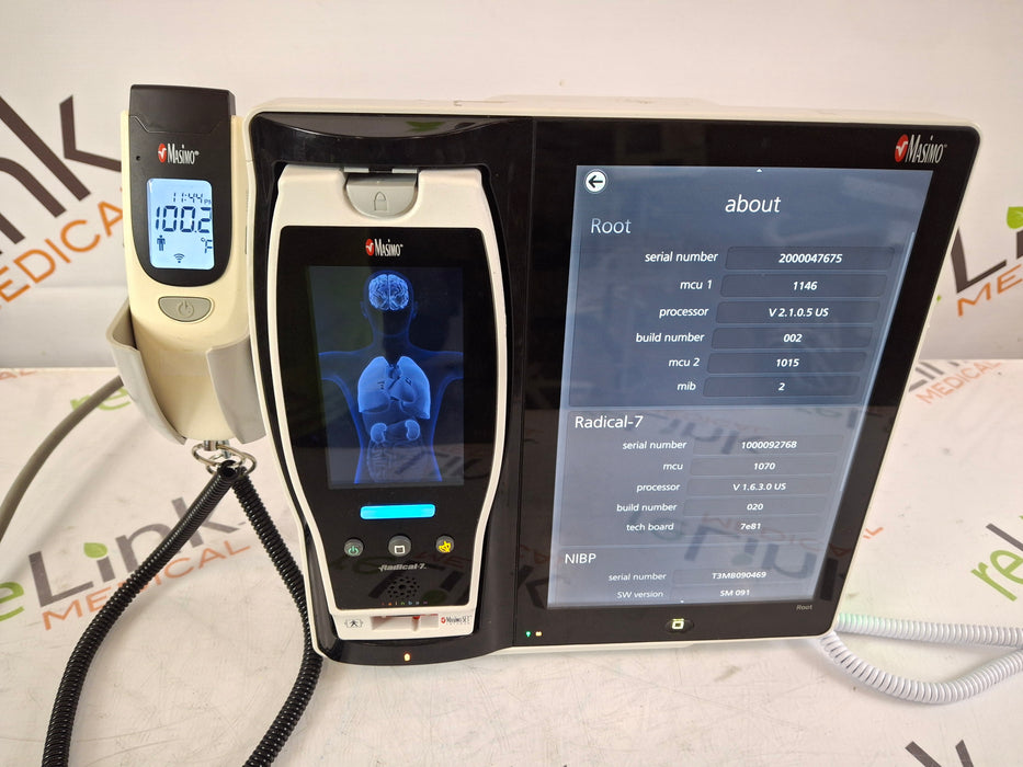 Masimo Masimo Root Monitor w/ Radical 7 Patient Monitors reLink Medical