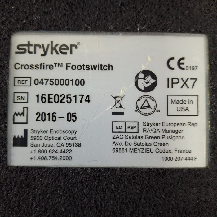 Stryker Crossfire Footswitch