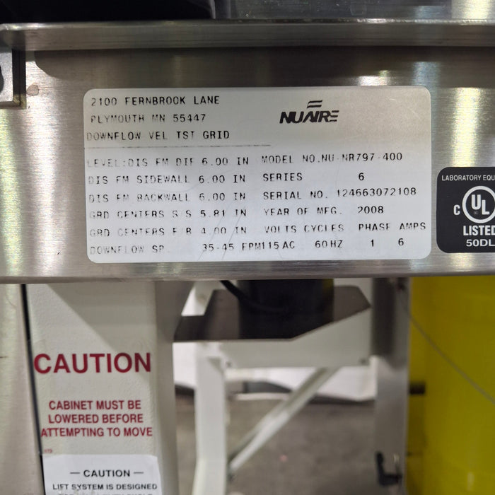 Nuaire Nuaire Pharmagard NU-NR797-400 Compounding Aseptic Containment Isolator Research Lab reLink Medical