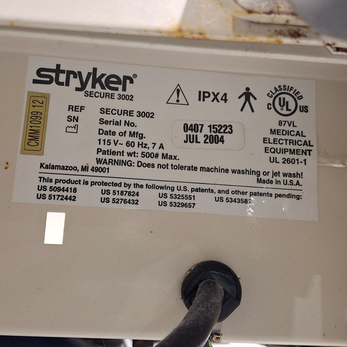 Stryker Stryker Secure II 3002 Hospital Bed Beds & Stretchers reLink Medical