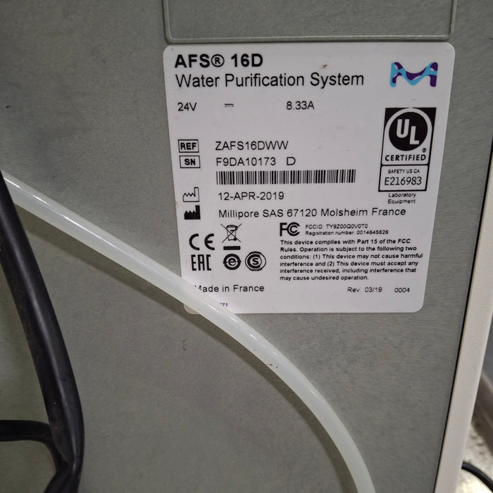 Millipore AFS Essential 16D Water Purification System