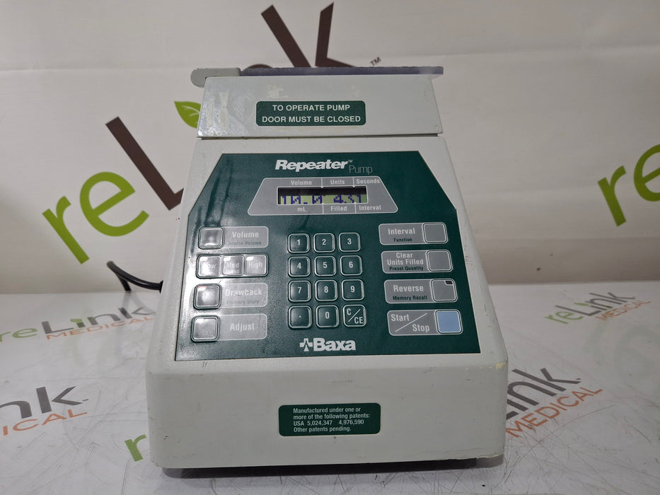 Baxa Corporation Baxa Corporation Repeater Pump Peristaltic Fluid Transfer Research Lab reLink Medical