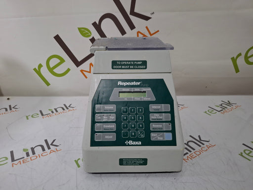 Baxa Corporation Baxa Corporation Repeater Pump Peristaltic Fluid Transfer Research Lab reLink Medical