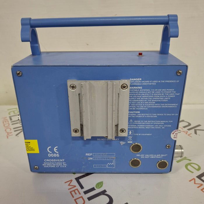 Bio-Med Devices Bio-Med Devices CrossVent 3+ Portable Ventilator Respiratory reLink Medical