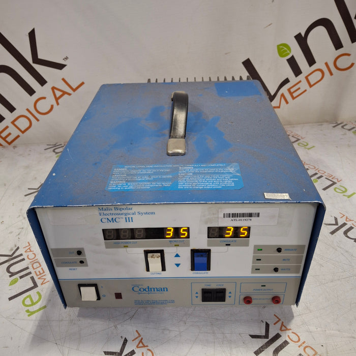 Codman Codman CMC III Malis Bipolar Electrosurgical System Electrosurgical Units reLink Medical