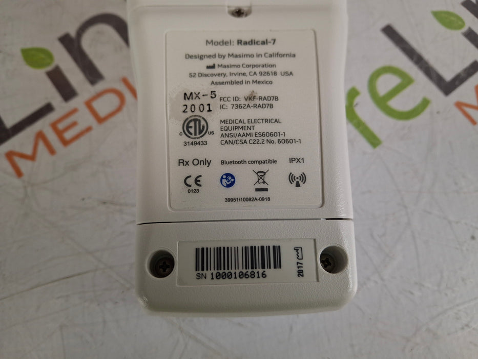 Masimo Masimo Root Monitor w/ Radical 7 Patient Monitors reLink Medical