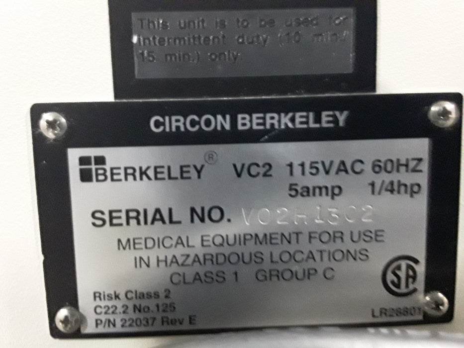 Cabot Medical Cabot Medical Berkeley VC-2 Vacuum Curettage System Surgical Equipment reLink Medical