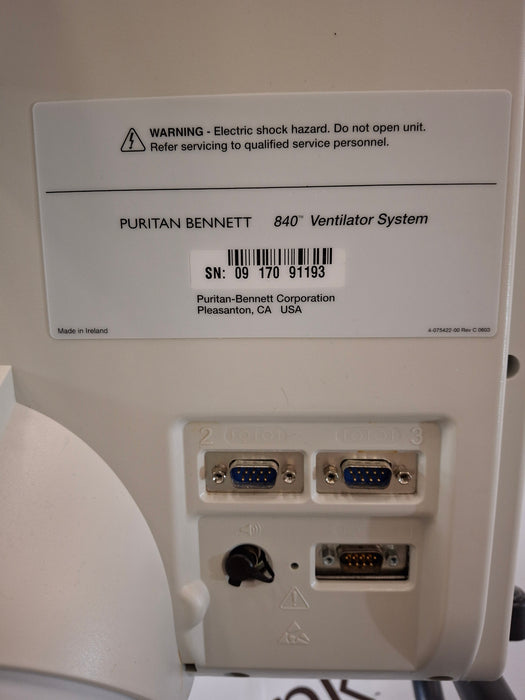 Puritan Bennett Puritan Bennett 840 Ventilator Respiratory reLink Medical