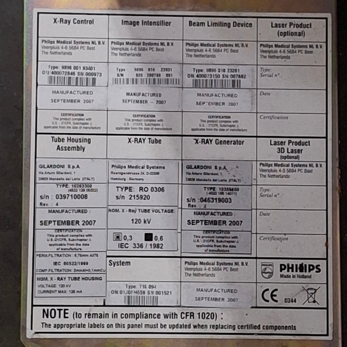 Philips Philips BV Pulsera C-Arm C-Arms & Tables reLink Medical