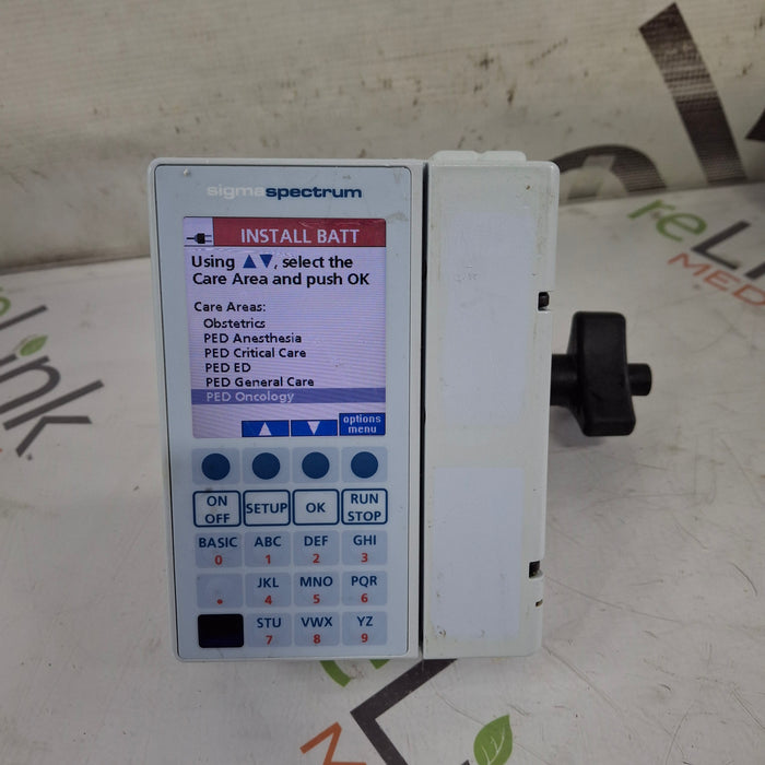 Baxter Sigma Spectrum 8.01.00 w/o Battery Infusion Pump