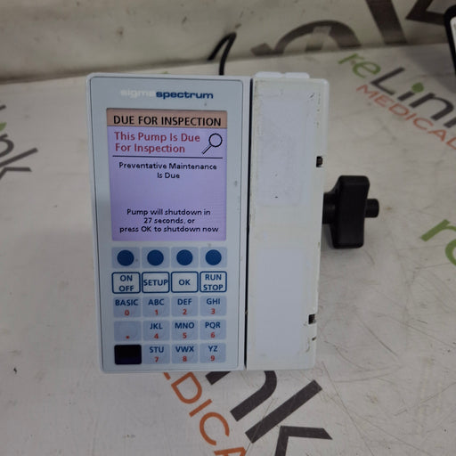 Baxter Baxter Sigma Spectrum 8.01.00 w/o Battery Infusion Pump Infusion Pump reLink Medical