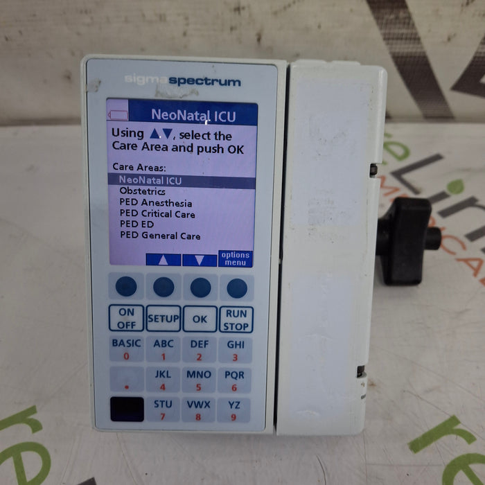Baxter Baxter Sigma Spectrum 8.01.00 w/o Battery Infusion Pump Infusion Pump reLink Medical
