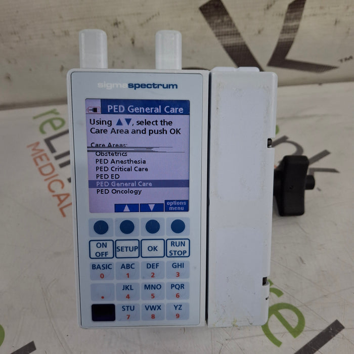 Baxter Baxter Sigma Spectrum 8.01.00 with A/B/G/N Battery Infusion Pump Infusion Pump reLink Medical