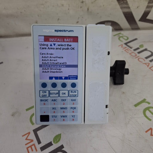 Baxter Baxter Sigma Spectrum 8.01.00 w/o Battery Infusion Pump Infusion Pump reLink Medical