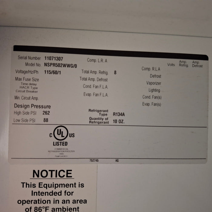 Norlake Scientific Norlake Scientific Glass Door Refrigerator Research Lab reLink Medical