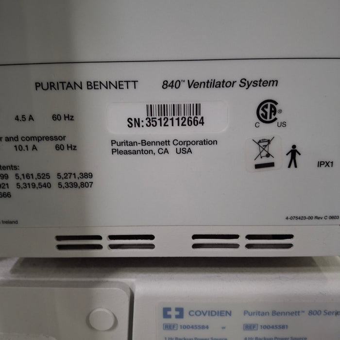 Puritan Bennett Puritan Bennett 840 Ventilator Respiratory reLink Medical