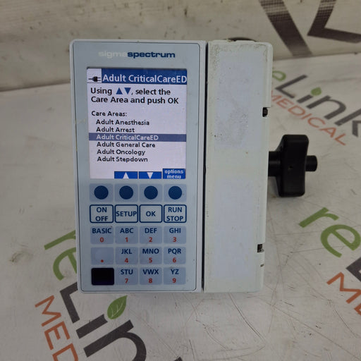 Baxter Baxter Sigma Spectrum 8.01.00 w/o Battery Infusion Pump Infusion Pump reLink Medical