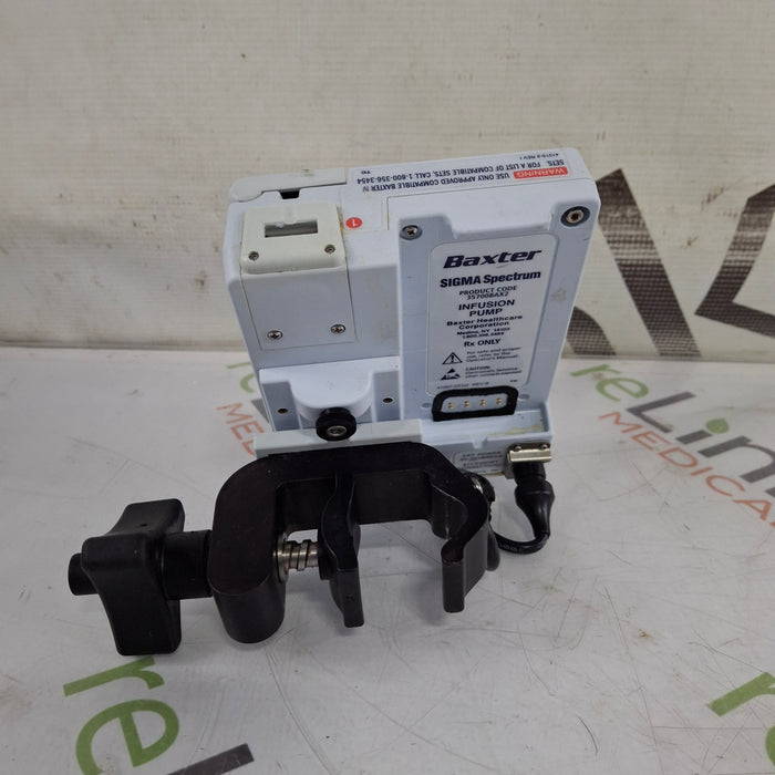 Baxter Baxter Sigma Spectrum 8.01.00 w/o Battery Infusion Pump Infusion Pump reLink Medical