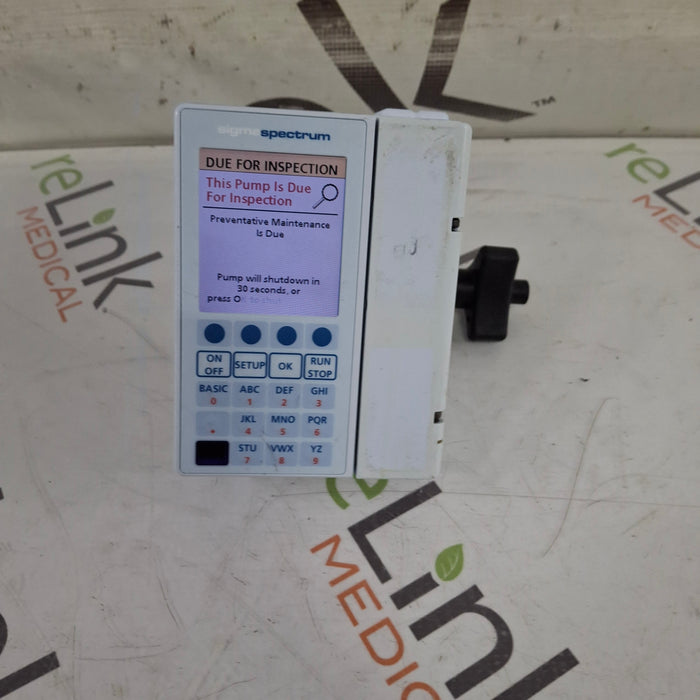 Baxter Baxter Sigma Spectrum 8.01.00 w/o Battery Infusion Pump Infusion Pump reLink Medical