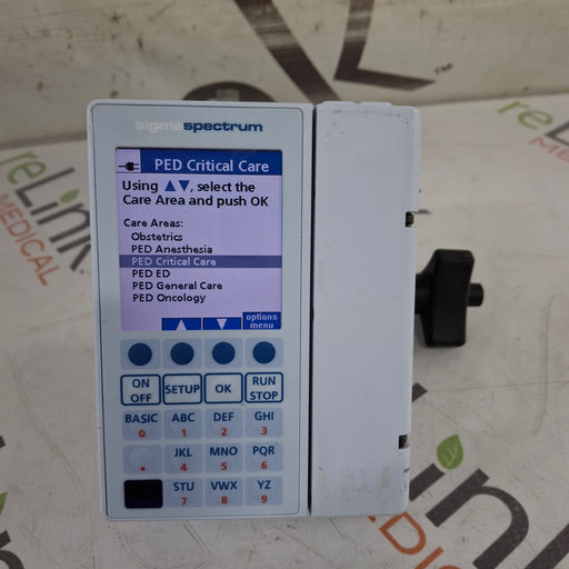 Baxter Baxter Sigma Spectrum 8.01.00 w/o Battery Infusion Pump Infusion Pump reLink Medical