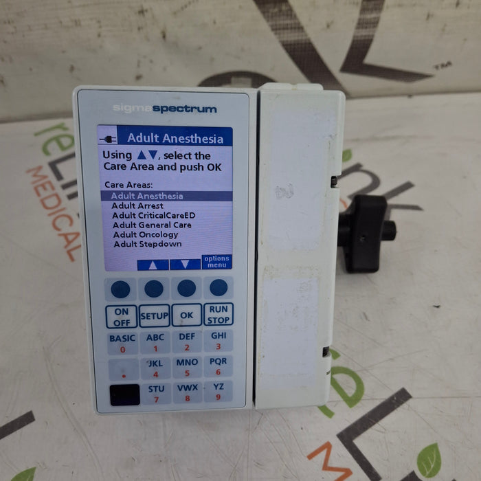 Baxter Baxter Sigma Spectrum 8.01.00 w/o Battery Infusion Pump Infusion Pump reLink Medical
